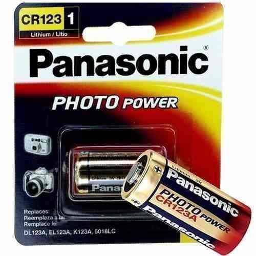 Tamanhos, Medidas e Dimensões do produto 05 Bateria Cr123A 3V Lithium Photo Original Panasonic
