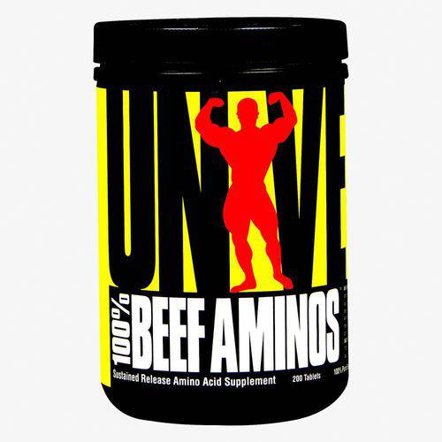 Tamanhos, Medidas e Dimensões do produto 100 Beef Aminos - Universal Nutrition
