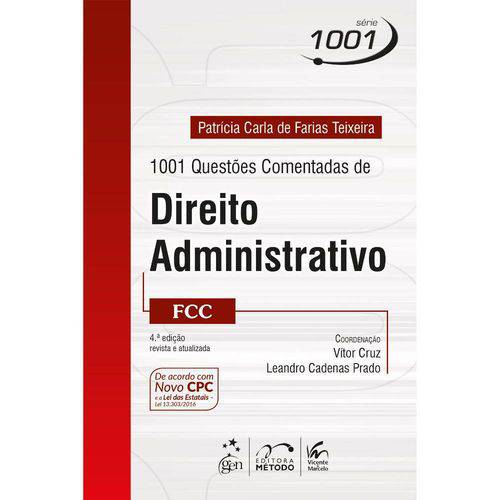 Tamanhos, Medidas e Dimensões do produto 1001 Questoes Comentadas de Direito Administrativo - Fcc - 4 Ed