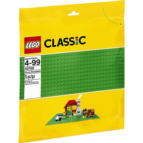 Tamanhos, Medidas e Dimensões do produto 10700 - LEGO Classic - Base Verde
