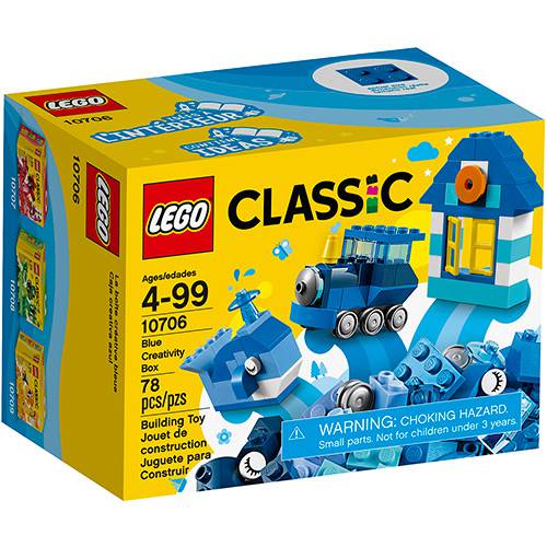 Tamanhos, Medidas e Dimensões do produto 10706 - LEGO Classic - Caixa de Criatividade Azul