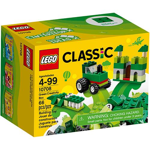 Tamanhos, Medidas e Dimensões do produto 10708 - LEGO Classic - Caixa de Criatividade Verde