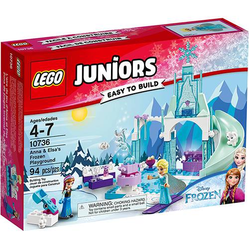 Tamanhos, Medidas e Dimensões do produto 10736 - LEGO Juniors - o Pátio de Recreio Gelado de Anna e Elsa