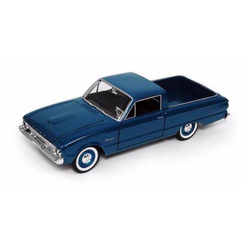 Tamanhos, Medidas e Dimensões do produto 1960 Ford Ranchero - Escala 1:24 - MotorMax - Azul