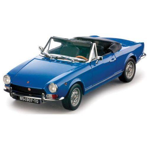 Tamanhos, Medidas e Dimensões do produto 1969 Fiat 124 Spider BS1 Azul - Escala 1:18 - Sun Star