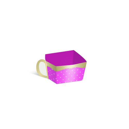 Tamanhos, Medidas e Dimensões do produto 24 Forminhas Doce Cup Pink Decoração Festas