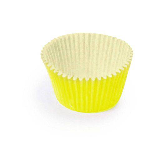 Tamanhos, Medidas e Dimensões do produto 40 Forminhas Cupcake Amarelo Decoração Festas