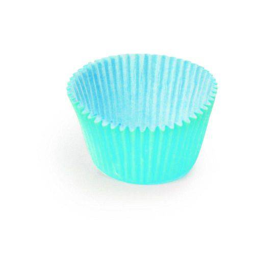 Tamanhos, Medidas e Dimensões do produto 40 Forminhas Cupcake Azul Turquesa Dec. Festas