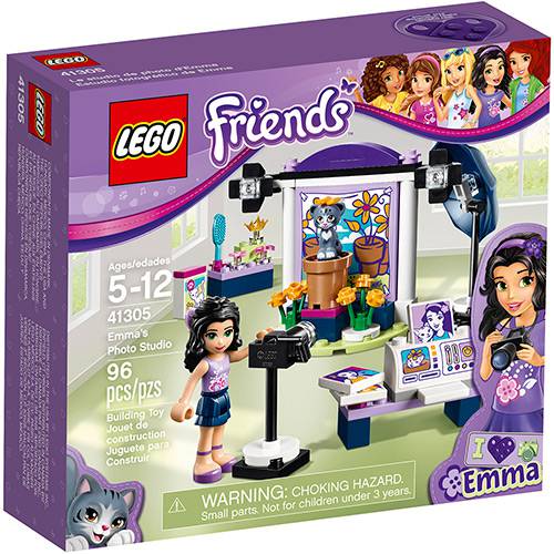 Tamanhos, Medidas e Dimensões do produto 41305 - LEGO Friends - o Estúdio Fotográfico da Emma