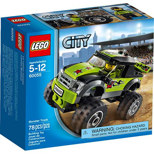 Tamanhos, Medidas e Dimensões do produto 60055 - LEGO City - Monster Truck