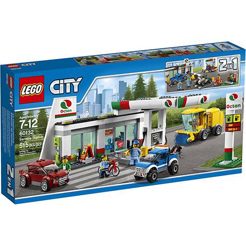 Tamanhos, Medidas e Dimensões do produto 60132 - LEGO City - Posto de Gasolina