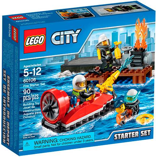 Tamanhos, Medidas e Dimensões do produto 60106 - LEGO City - Conjunto Iniciação para Combate ao Fogo