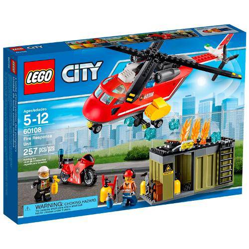 Tamanhos, Medidas e Dimensões do produto 60108 - LEGO City - Corpo de Intervenção dos Bombeiros