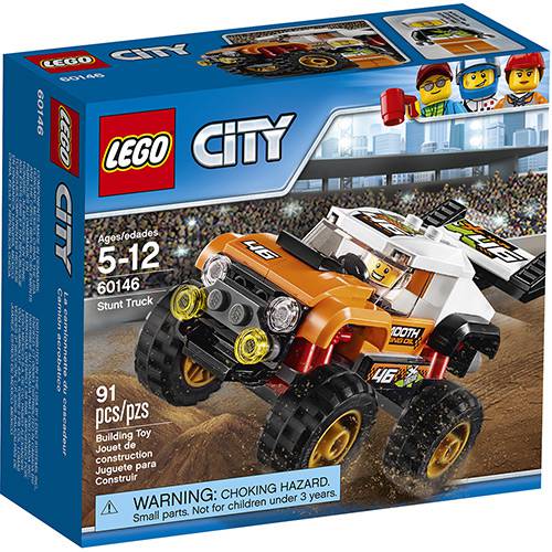 Tamanhos, Medidas e Dimensões do produto 60146 - LEGO City - Caminhão de Acrobacias