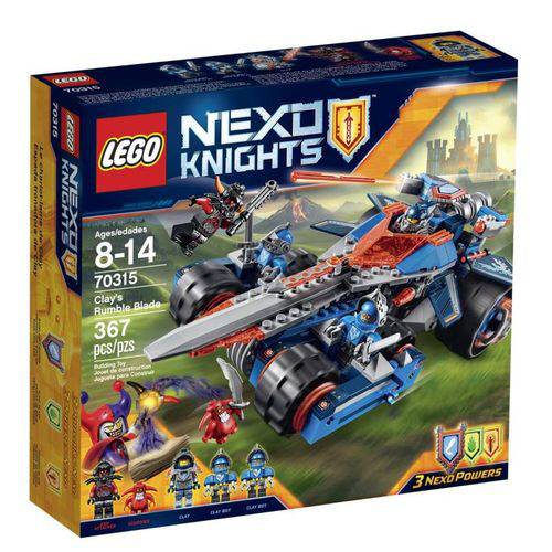 Tamanhos, Medidas e Dimensões do produto 70315 - LEGO Nexo Knights - Espada Estrondosa do Clay
