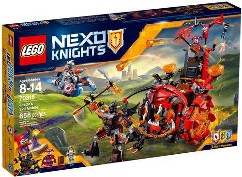 Tamanhos, Medidas e Dimensões do produto 70316 - LEGO Nexo Knights - o Terrível Carro do Jestro