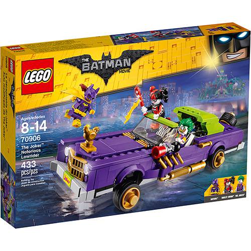 Tamanhos, Medidas e Dimensões do produto 70906 - LEGO Batman - o Extravagante Lowrider do Coringa