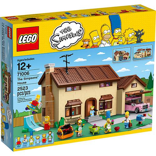 Tamanhos, Medidas e Dimensões do produto 71006 - LEGO Friends - a Casa dos Simpsons