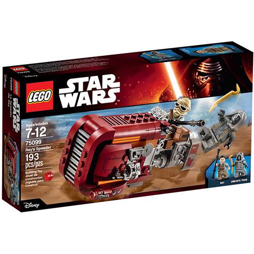 Tamanhos, Medidas e Dimensões do produto 75099 - LEGO Star Wars - Speeder da Rey