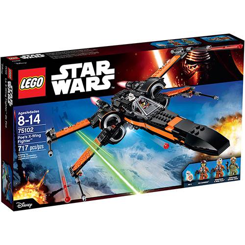 Tamanhos, Medidas e Dimensões do produto 75102 - LEGO Star Wars - Star Wars X-Wing Fighter do Poe