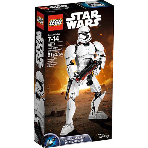 Tamanhos, Medidas e Dimensões do produto 75114 - LEGO Star Wars - Star Wars Stormtrooper da Primeira Ordem