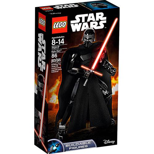 Tamanhos, Medidas e Dimensões do produto 75117 - LEGO Star Wars - Figura Articulada Kylo Ren