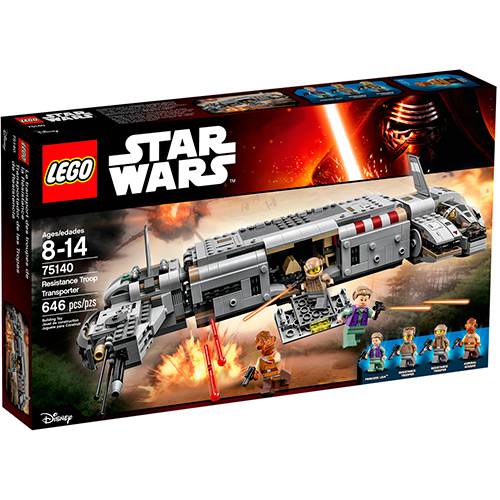 Tamanhos, Medidas e Dimensões do produto 75140 - LEGO Star Wars - Transporte da Tropa de Resistência