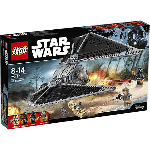 Tamanhos, Medidas e Dimensões do produto 75154 - LEGO Star Wars - Star Wars Tie Striker