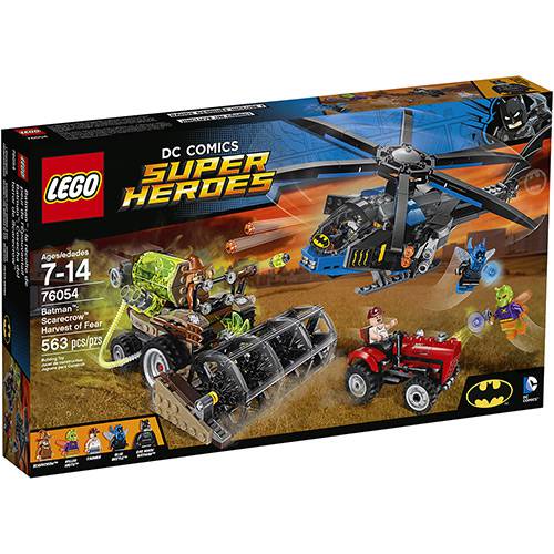 Tamanhos, Medidas e Dimensões do produto 76054 - LEGO Super Heroes - Super Heroes - Batman: Espantalho - Colheita de Medo