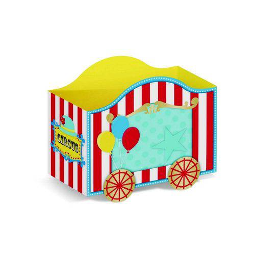 Tamanhos, Medidas e Dimensões do produto 8 Caixas Cartão Circus Decoração para Festas