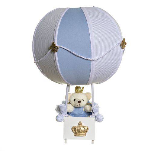 Tamanhos, Medidas e Dimensões do produto Abajur Balãozinho Ursinho Príncipe Quarto Bebê Infantil Menino