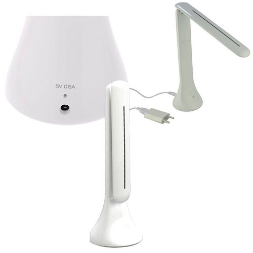 Tamanhos, Medidas e Dimensões do produto Abajur Luminária Dobrável 18 LEDs Touch WMTYZ811 25cm Branco Recarregável