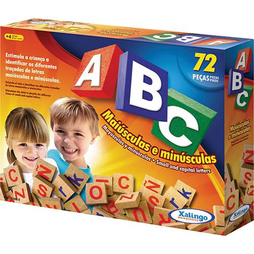 Tamanhos, Medidas e Dimensões do produto ABC C/ 72 Peças - Xalingo