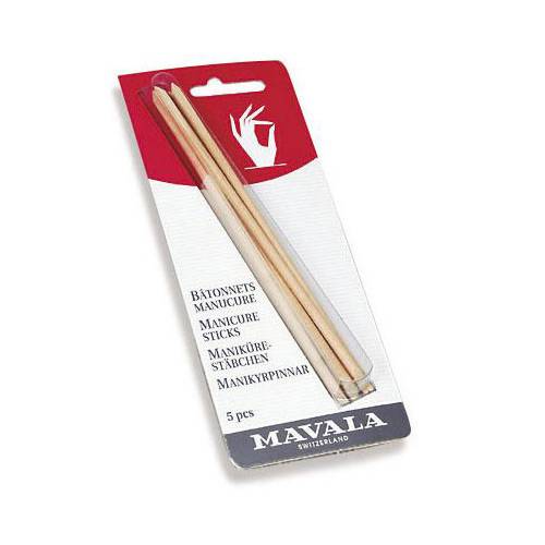 Tamanhos, Medidas e Dimensões do produto Acessório Manicure Sticks Carded 5 Pçs - Malava