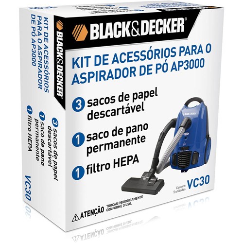 Tamanhos, Medidas e Dimensões do produto Acessório para Aspirador Black & Decker Ap3000 1,6L