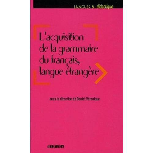 Tamanhos, Medidas e Dimensões do produto Acquisition de La Grammaire Du Francais Langue Etrangere