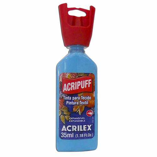 Tamanhos, Medidas e Dimensões do produto Acripuff-Tinta para Expansão a Calor 35ml Acrilex Azul Caribe 560