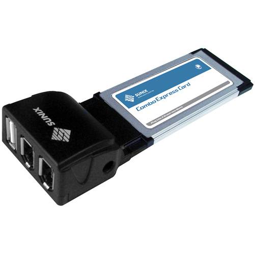 Tamanhos, Medidas e Dimensões do produto Adaptador Express Card C/ 2 Portas 1394A e 1 USB 2.0 - Sunix