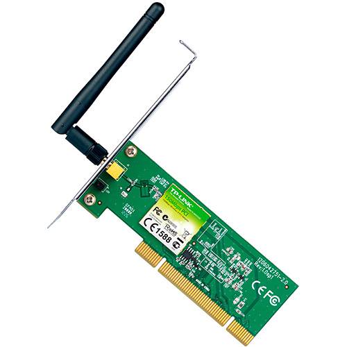 Tamanhos, Medidas e Dimensões do produto Adaptador PCI Wireless 150Mbps TL-WN751ND - TP-Link