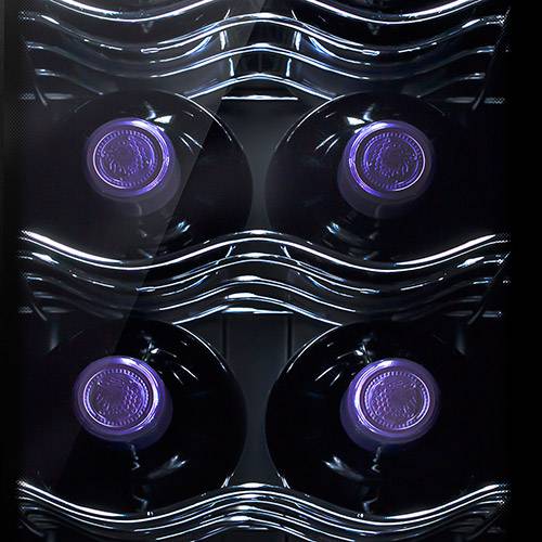 Tamanhos, Medidas e Dimensões do produto Adega de Vinhos Electrolux ACS08 Preta para 8 Garrafas