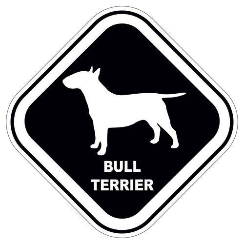 Tamanhos, Medidas e Dimensões do produto Adesivo Bull Terrier