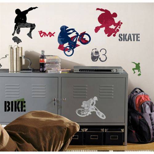 Tamanhos, Medidas e Dimensões do produto Adesivo de Parede Roommate Bike