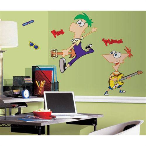 Tamanhos, Medidas e Dimensões do produto Adesivo de Parede Roommate Phineas e Ferb 2
