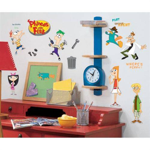 Tamanhos, Medidas e Dimensões do produto Adesivo de Parede Roommate Phineas e Ferb 3