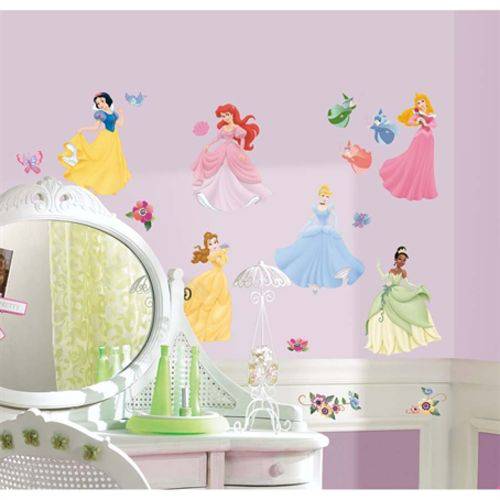 Tamanhos, Medidas e Dimensões do produto Adesivo de Parede Roommate Princesas Disney