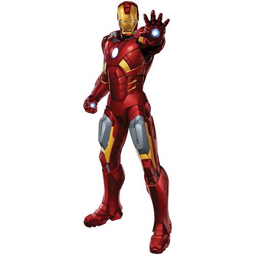 Tamanhos, Medidas e Dimensões do produto Adesivo de Parede The Avengers Iron Man Giant Wall Decal Roommates Colorido (46x12,8x2,8cm)