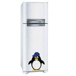 Tamanhos, Medidas e Dimensões do produto Adesivo Decorativo de Geladeira - Pinguim Menino - X003glp