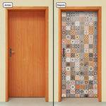 Tamanhos, Medidas e Dimensões do produto Adesivo Decorativo de Porta - Azulejos - X1253cnpt