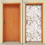 Tamanhos, Medidas e Dimensões do produto Adesivo Decorativo de Porta - Floral - X1785cnpt