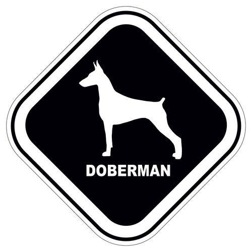 Tamanhos, Medidas e Dimensões do produto Adesivo Doberman